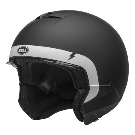 Kask szczękowy BELL BROOZER CRANIUM MATTE BLACK/WHITE czarny biały