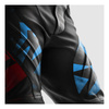 Spodnie skórzane REBELHORN INFERNO BLACK/BLUE/WHITE/RED czarny niebieski biały czerwony