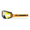 Gogle motocyklowe IMX SAND BLACK MATT/ORANGE SZYBA ORANGE IRIDIUM + CLEAR czarny pomarańczowy