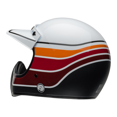 Kask cross BELL MOTO3 ECE6 RSD SDL BLACK/WHITE czarny biały