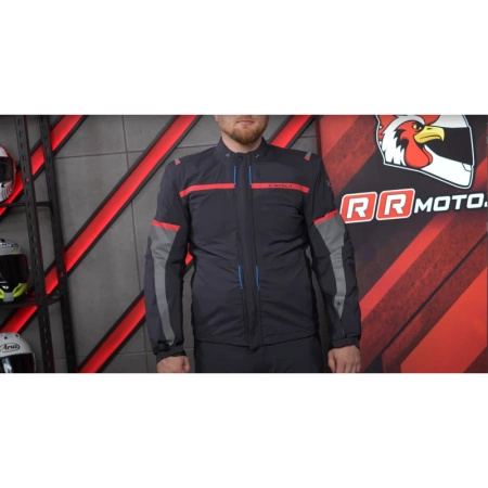Kurtka tekstylna HELD CARESE EVO GORE-TEX GREY/RED szary czarny czerwony
