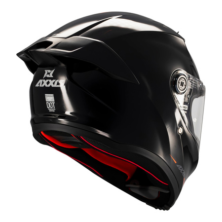 Kask integralny AXXIS FENIX SOLID A1 GLOSS BLACK czarny