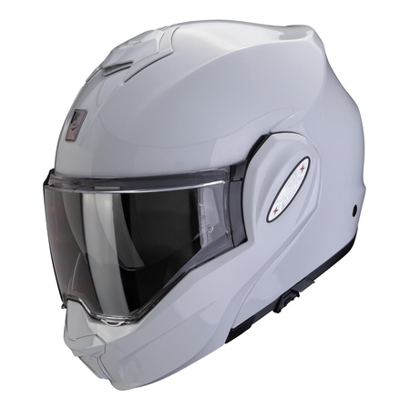 Kask szczękowy SCORPION EXO-TECH EVO PRO SOLID LIGHT GREY szary