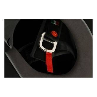 Kask szczękowy AGV SPORTMODULAR STRIPES CARBON/RED czarny czerwony