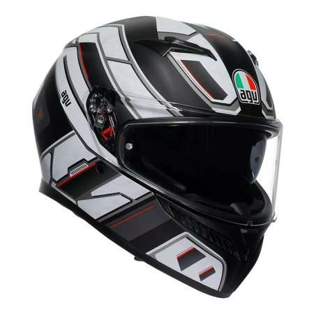Kask integralny AGV K3 RIVIA BLACK/WHITE czarny biały