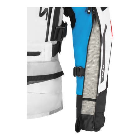 Kurtka tekstylna damska SECA ARRAKIS III LADY GREY/BLUE/RED szary niebieski czerwony