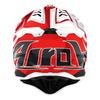 Kask cross Airoh AVIATOR 3 RAMPAGE RED GLOSS czerwony biały czarny