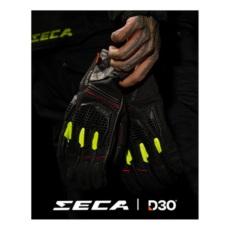 Rękawice szosowo-turystyczne SECA GRAVEL BLACK czarny