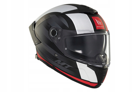 Kask integralny MT THUNDER 4 SV THREADS MATT RED czerwony czarny