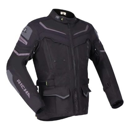 Kurtka tekstylna RICHA INFINITY 2 ADVENTURE BLACK czarny