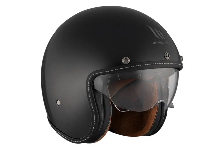 Kask otwarty MT LE MANS 2 SV S SOLID GLOSS BLACK czarny