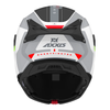 Kask szczękowy AXXIS GHOSTFIGHTER SV SLEEK A2 GLOSS szary grafitowy pomarańczowy fluo