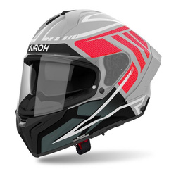 Kask integralny AIROH MATRYX RIDER RED MATT czerwony szary czarny