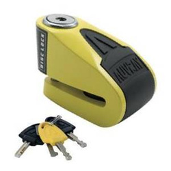 Blokada z alarmem na tarczę hamulcową AUVRAY B-LOCK 06 YELLOW/BLACK żółty czarny