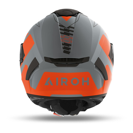 Kask integralny AIROH SPARK RISE ORANGE MATT szary pomarańczowy czarny