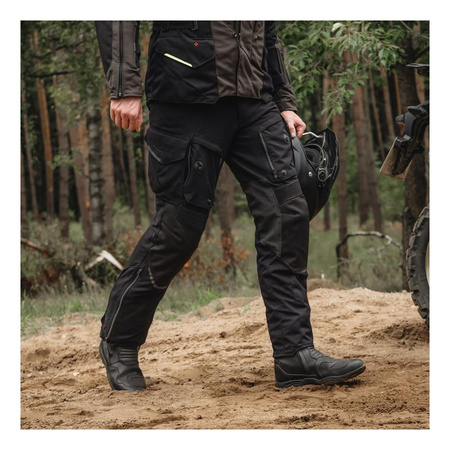 Spodnie tekstylne REBELHORN RANGE BLACK czarny