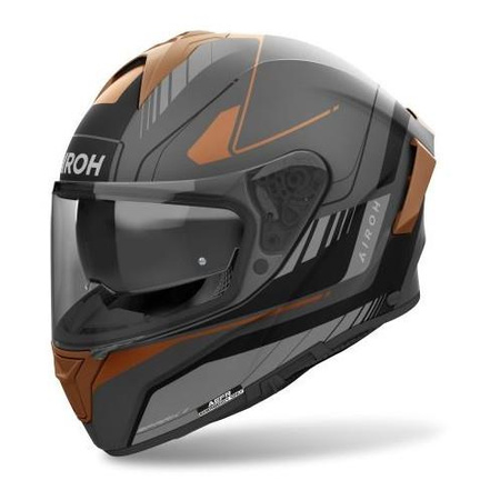 Kask integralny AIROH SPARK 2 CHRONO GOLD MATT czarny złoty szary