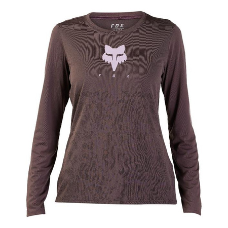 Koszulka rowerowa damska FOX LADY RANGER Z DŁUGIM RĘKAWEM TRU DRI PURPLE fioletowy