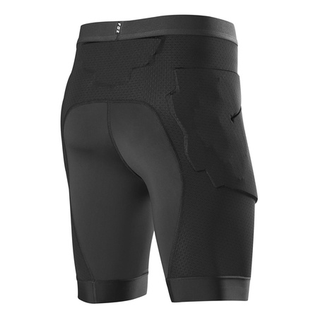Spodenki z ochraniaczami FOX BASEFRAME PRO BLACK czarny biały