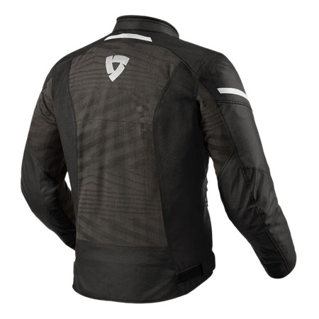 Kurtka tekstylna REVIT TORQUE 2 H2O BLACK/WHITE czarny biały