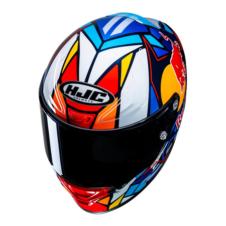 Kask integralny HJC RPHA 1 RED BULL MISANO GP czerwony niebieski żółty biały