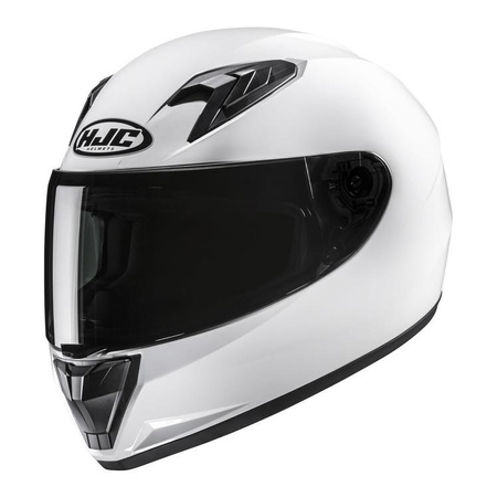 Kask dziecięcy integralny HJC Y10 SOLID PEARL WHITE biały