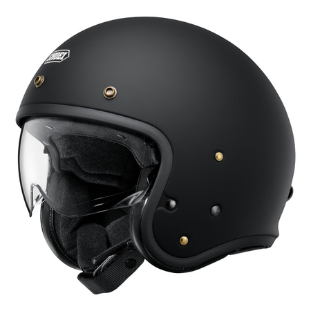 Kask otwarty SHOEI J.O 2 MATT BLACK czarny mat