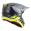 Kask cross ALPINESTARS SUPERTECH S-M8 RADIUM BLACK/GREY/FLUO YELLOW czarny szary żółty fluo