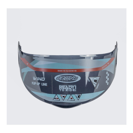 Wizjer szyba do kasku OZONE WIND SMOKE czarny