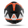 Kask integralny AIROH SPARK SHOGUN ORANGE MATT czarny pomarańczowy biały