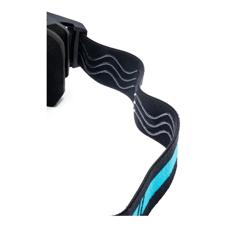 Gogle motocyklowe IMX SAND BLACK MATT/BLUE SZYBA BLUE IRIDIUM + CLEAR czarny niebieski