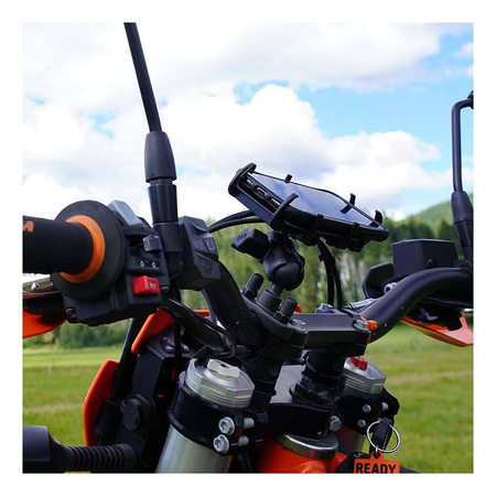 Głowica RAM MOUNT z mocowaniem na kierownicę/rurkę