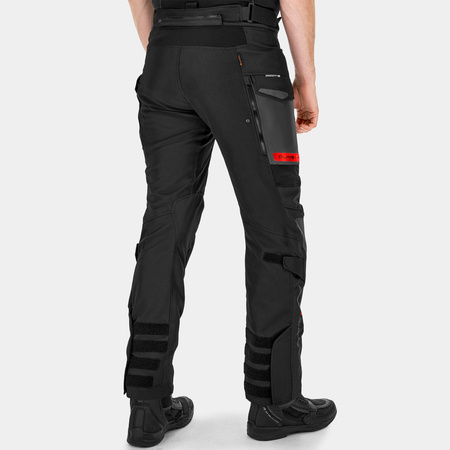 Spodnie tekstylne SHIMA DUNE RED czarny szary czerwony