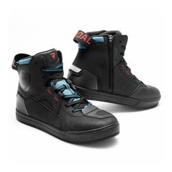 Trampki motocyklowe REBELHORN VANDAL II BLACK/BLUE/RED czarny niebieski czerwony