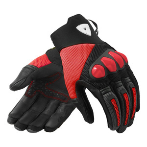Rękawice miejskie REVIT SPEEDART AIR BLACK/NEON RED czarny czerwony fluo biały