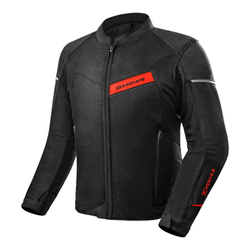 Kurtka tekstylna SHIMA X-MESH 2.0 RED czarny czerwony