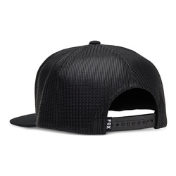 Czapka z daszkiem FOX ABSOLUTE MESH SNAPBACK BLACK czarny