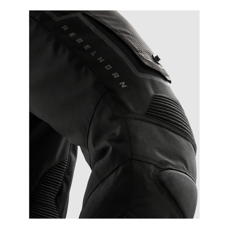 Spodnie tekstylne REBELHORN BORG II BLACK czarny