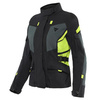 Kurtka tekstylna damska DAINESE CARVE MASTER 3 LADY BLACK/EBONY/FLUO czarny szary żółty fluo
