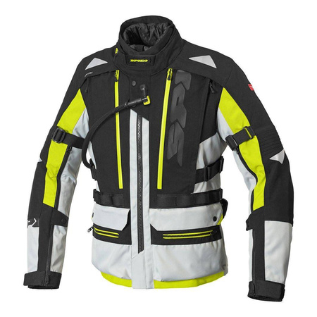Kurtka tekstylna SPIDI ALLROAD YELLOW FLUO czarny szary żółty fluo