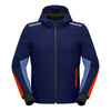 Kurtka tekstylna SPIDI HOODIE ARMOR LIGHT NAVY/RED granatowy czerwony