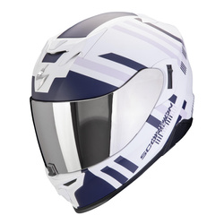 Kask integralny SCORPION EXO 520 EVO AIR BANSHEE MATT WHITE/BLUE/PURPLE biały niebieski fioletowy