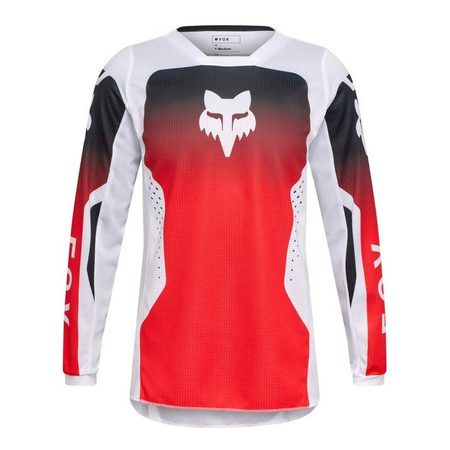 Bluza cross dziecięca FOX JUNIOR 180 SHIELD FLUO RED czerwony fluo