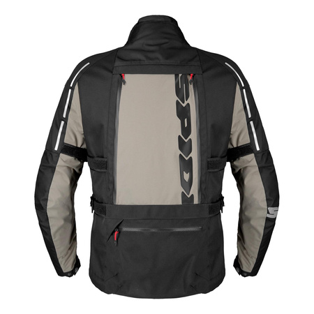 Kurtka tekstylna SPIDI 4 SEASON V3 MUD czarny beżowy