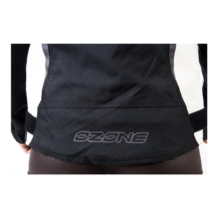 Kurtka tekstylna damska OZONE DELTA IV LADY BLACK/LIGHT GREY czarny szary