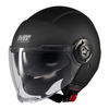 Kask otwarty MT VIALE SV S PURE BLACK MATT czarny mat