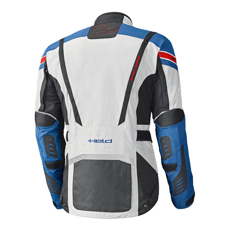 Kurtka tekstylna HELD HAKUNA II GREY/BLUE szary czarny czerwony niebieski