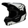 Kask cross FOX V1 REVN BLACK/WHITE czarny biały