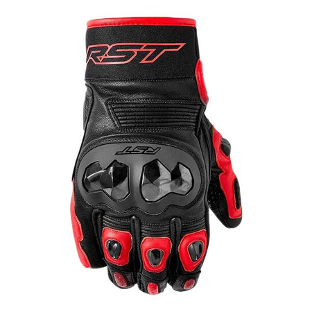 Rękawice miejskie RST FREESTYLE 3 D3O BLACK/RED czarny czerwony