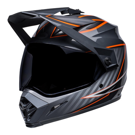 Kask integralny BELL MX-9 ADVENTURE MIPS DALTON BLACK/ORANGE czarny szary pomarańczowy